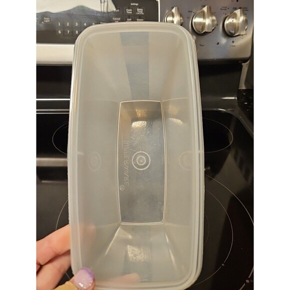 Tupperware #469-14 Rectangular Cereal Dry Goods Storage Container NO Lid - Picture 5 of 6